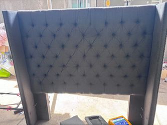 Upholstery Grey Headboard