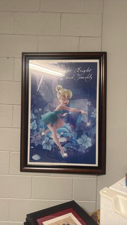 Framed Disney Tinker Bell Poster