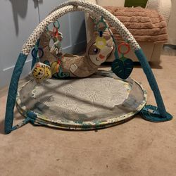 4-in-1 Sloth Baby Activity Gym & Ball Pit 