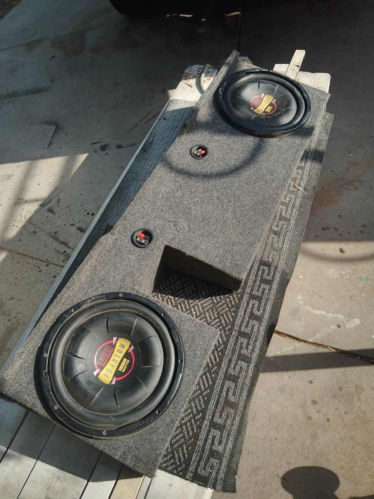 1000 W Boss Phantom Speakers W Truckbox