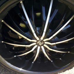 22 inch rims and tires