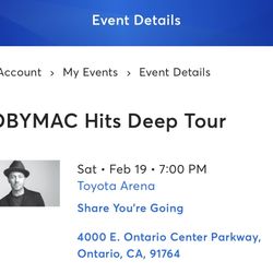 4 Toby Max Hits Deep Tour Tickets