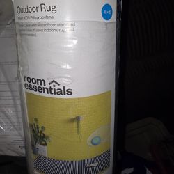 Water Resistant Indoor / Outdoor Rug 4' x 6' Polypropylene