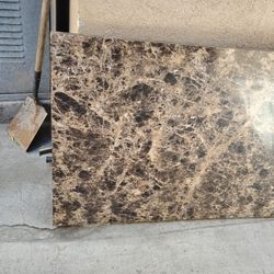Marble-like table, Brown Kitchen Size Sorry No Chairs Only $60 Obo