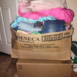 Boxes Of Clothes