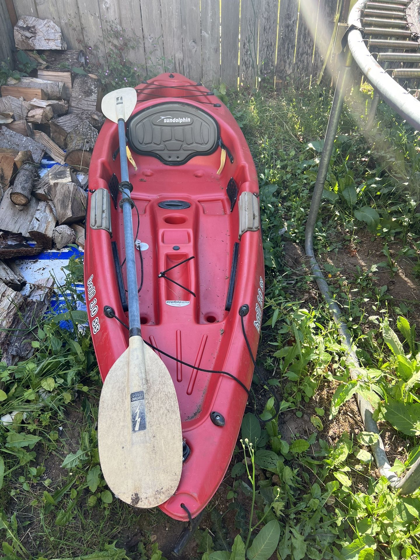 Kayak With Oar 