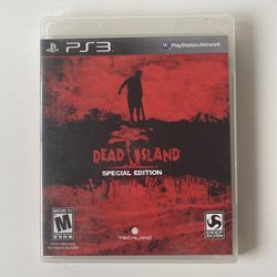 Dead Island Special Edition (Sony PlayStation 3 PS3) COMPLETE W Manuel Mint Disc