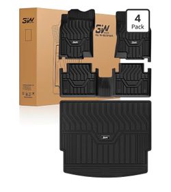3W Auto-Life TPE Car Floor Mats 4-Pack