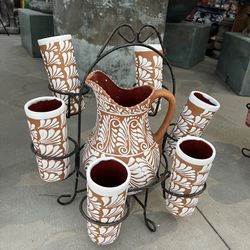 Pitcher With Cups Set
