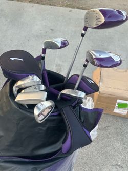 2026 - female adult, black and purple golf club set