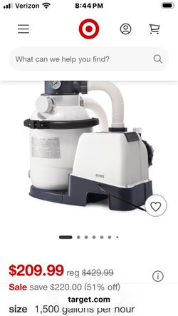 Intex Krystal Clear 1500 GPH Sand Filter Pump