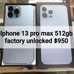 iPhone 13 Pro Max 512gb Factory unlocked 