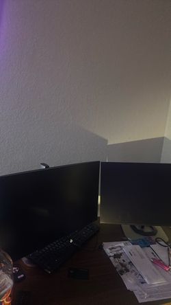 DUAL HP DESKTOPS