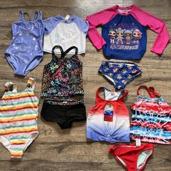 Girls Size 6 Swimsuit Bundle 