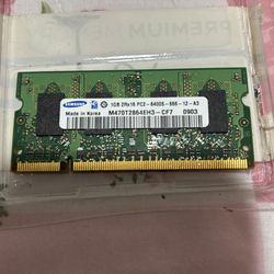 Memory ram of pc old
