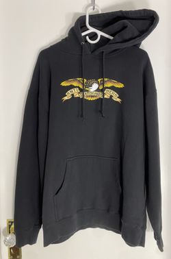 Anti-Hero XL sweater/hoody, black, grey, olive.