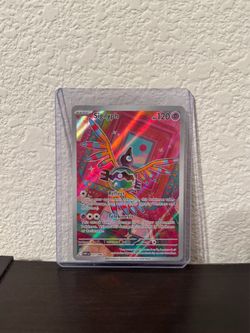 Pokemon Sigilyph Illustration Rare White Flare