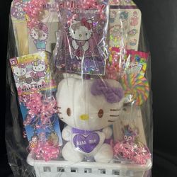 Hello Kitty Plush Easter Basket