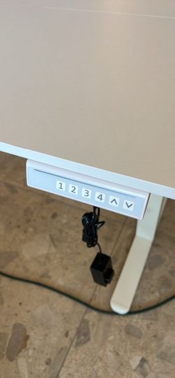 Brand new 55 inches white standing desk
