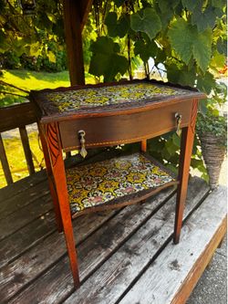 Vintage Mersman two-tier Accent Table