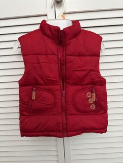 LiRi Kids Red Puffer Vest Size 3