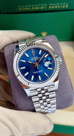 2026 Rolex Datejust blue face dial
