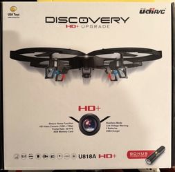 UDI RC Discovery U818A HD+ Drone (2 Drones)