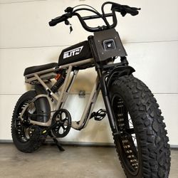 NEW 31MPH Electric Bike Full Suspension Large Battery Super Knobby GRYZ 73 Tires