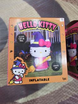 Brand New 3.5 ft Hello Kitty Halloween Inflatable