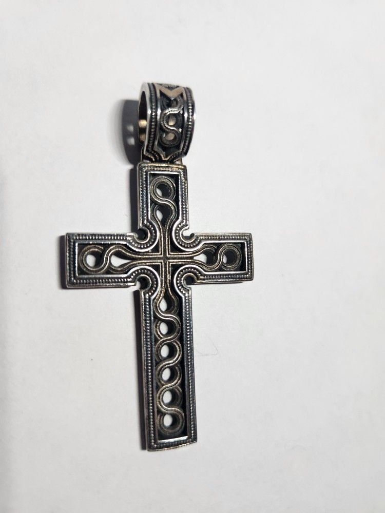Nightrider Jewelry Eternity Cross Pendant (Retired Piece In Great Condition)