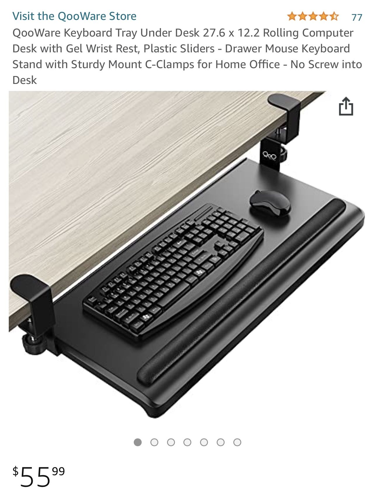 Desk Keyboard Mount