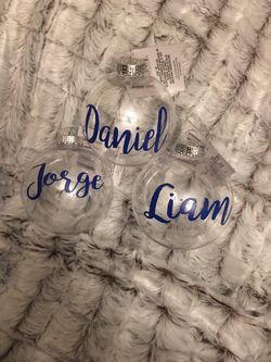Custom ornaments
