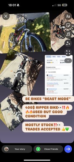 SE Bikes Beast mode Ripper 27.5”