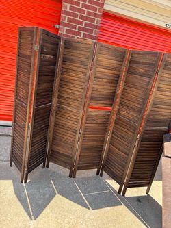 Wooden divider