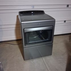 Whirlpool Cabrio Gas Dryer Chrome Shadow Excellent Working Condition