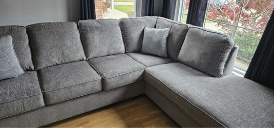 Gray Chenille Sectional 700 OBO