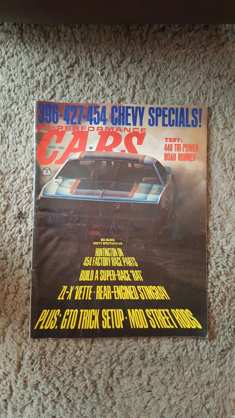 Hi-Performance Cars Magazine May 1971 440 RR, Rat Power