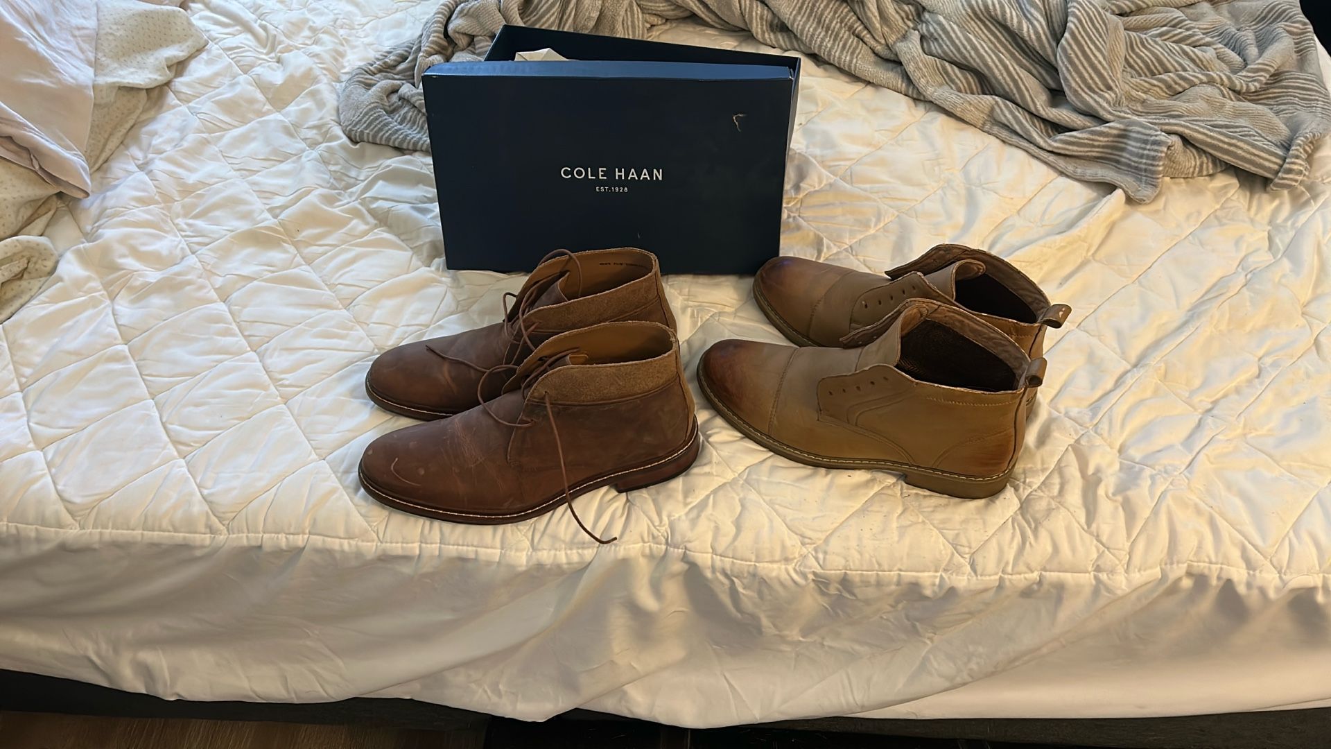 Cole Haan And Arctic Fox Men’s Boots 9.5