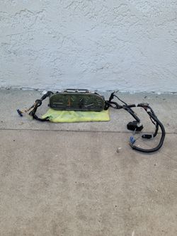 90-91 honda crx cluster with dash harness