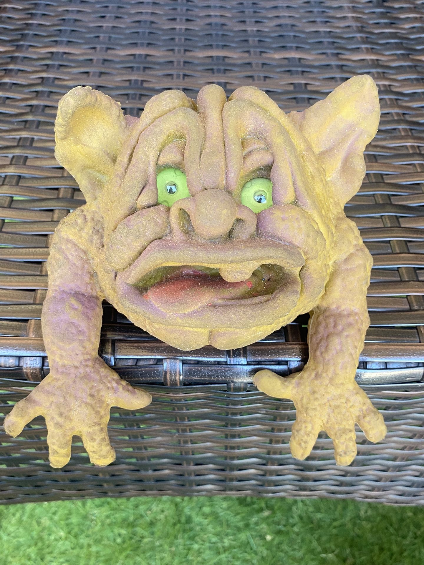 Vintage Mattel Boglins Shlurp Rare Seven Towns Hand Puppet Monster Toy 1987