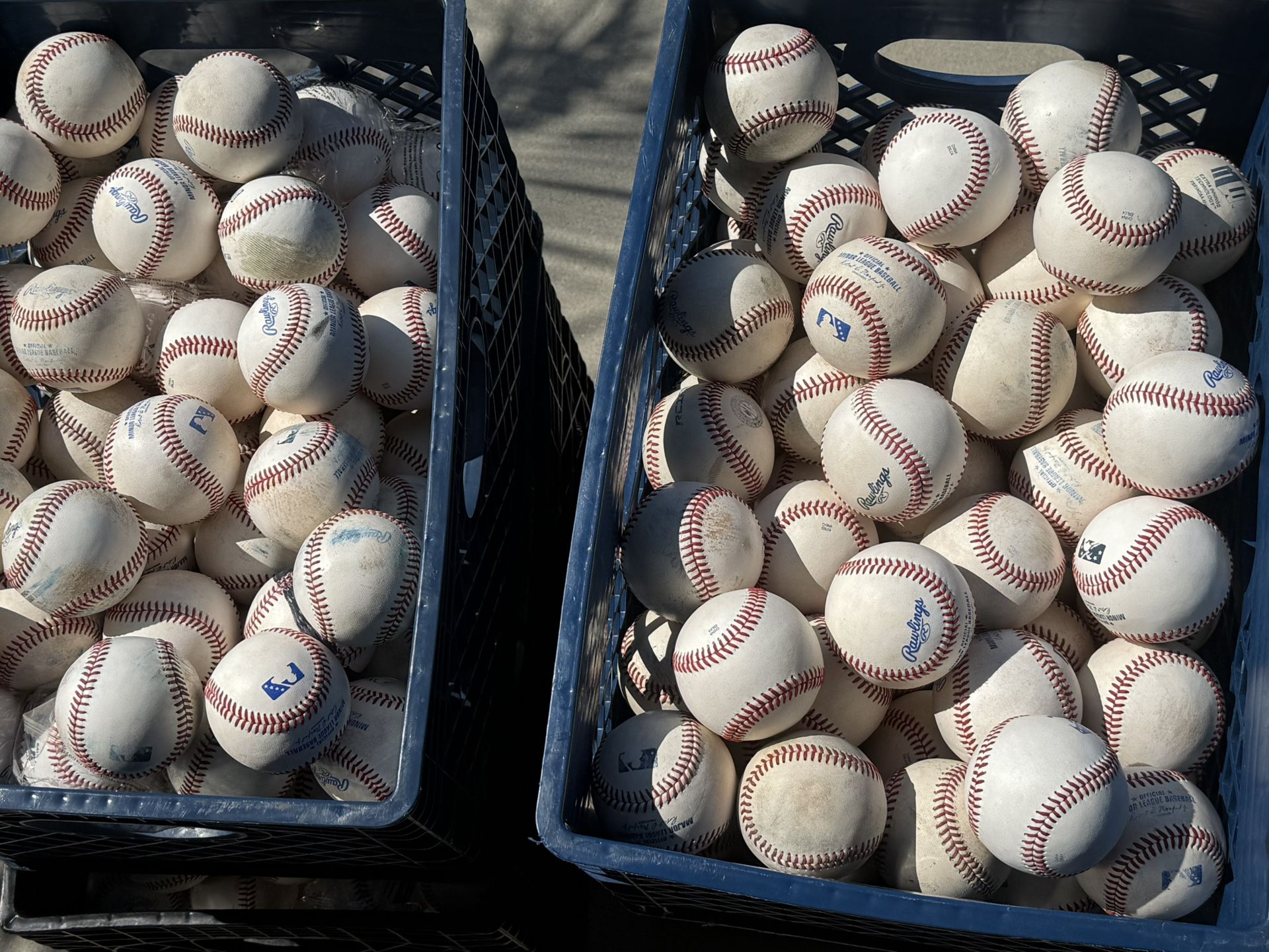 MiLB and MLB Baseballs