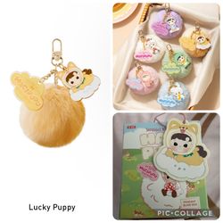 NEW Lucky Puppy Hacipupu Snuggle With You Pendant