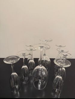 New 10 piece wine glasses set