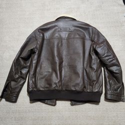 Leather BradfordExchange aviator jacket