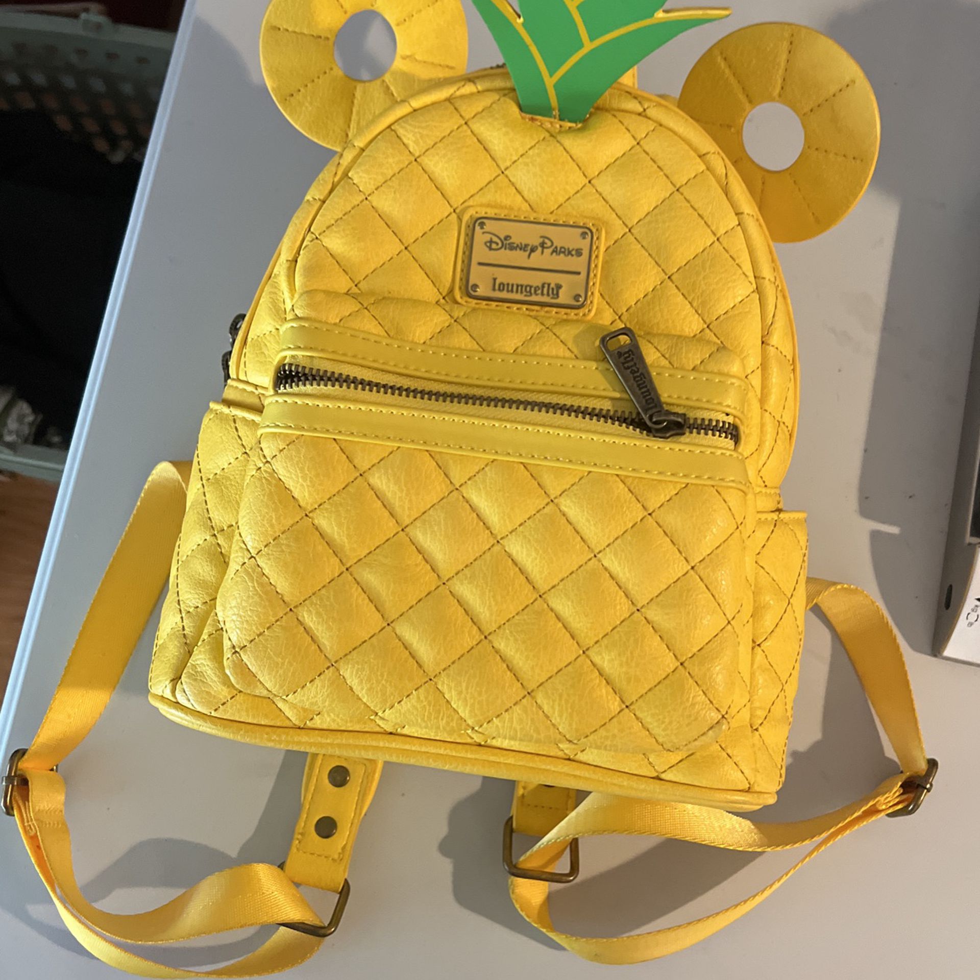 Disney Loungefly Pineapple, Mini Backpack, Mickey Mouse M