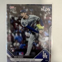 Roki Sasaki Topps Now #823