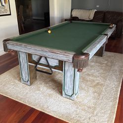Pool Table and Pool Sticks For Sale 