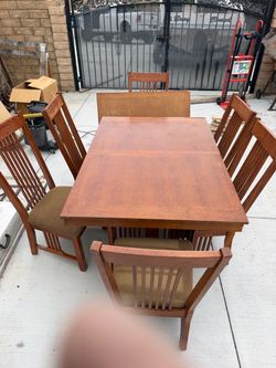 Table and chairs