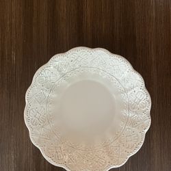 Decorative Ceramic Storage Bowl - Cream - 9”