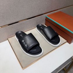 Loro Piana Men’s Slides With Box 2026 New